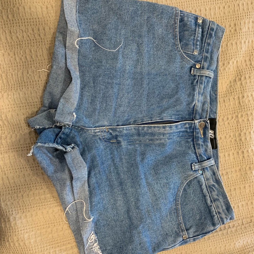 Denim shorts